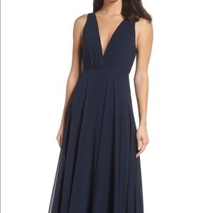 Jenny Yoo Navy Ryan Bridesmaid Dress